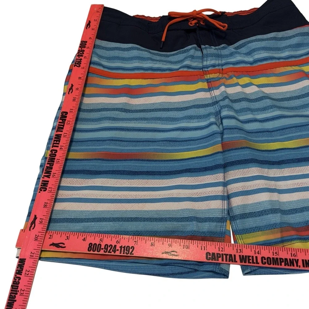 Speedo Men's Active Flex Swim E-Board Shorts Size Large Multicolored 10
